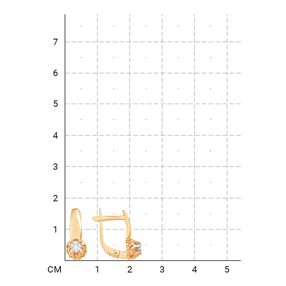 212010000864 Серьги (Золото 585К) фото