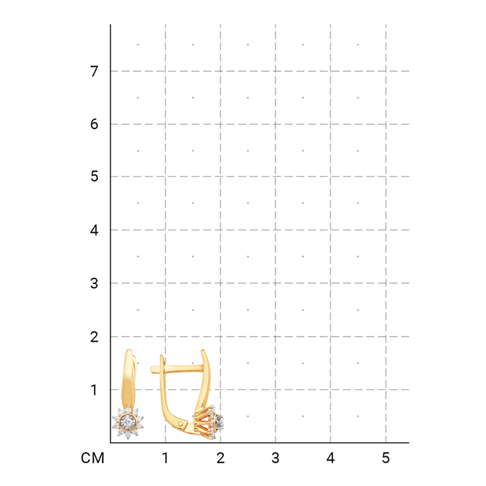 212010000977 Серьги (Золото 585К) фото