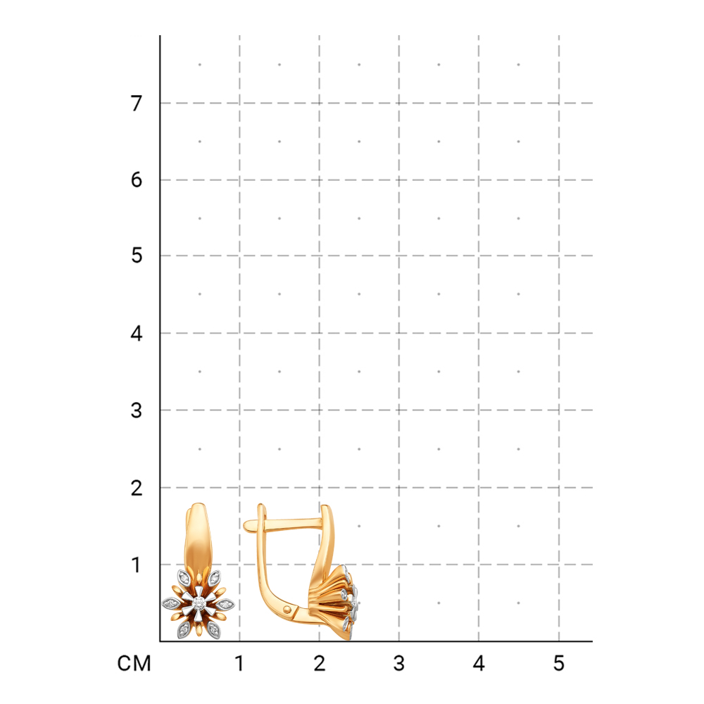 212010000983 Серьги (Золото 585К) фото